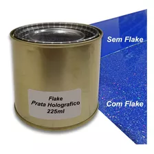 Flake Prata Holografico 225ml - Uso Profissional