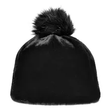 Ugg Gorro Piel Sintética Mujer Con Pompón, Negro, Talla