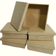 6 Caixa 12x12x5 De Mdf De Alta Qualidade Lembrancinha 