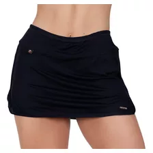 Short Saia Fitness Feminino Corrida Dry Com Short Interno Or