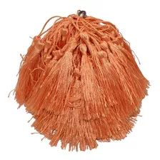 Pingente De Seda Tassel Amarelo Ouro - 100 Unidades