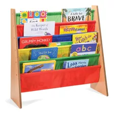 Organizador De Estantes De Libros Niños De Madera Esta...