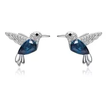 Broquel Modelo Colibrí Para Mujer 100% Plata Colores