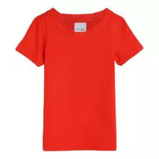 Camiseta Básica Malwee Kids Feminino Tecido Uv Tam 10 Ao 18