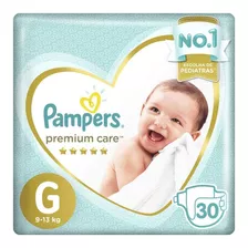 Pampers Premium Care Fralda Gênero Sem Gênero Tamanho G