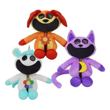 3 Peças De Muñeca Juguete Smiling Critters Plush-catnap & Do