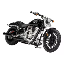 Harley 1952 K Modelmodelo De Motocicleta 1:18 Con Base [u]