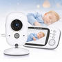Babá Eletrônica Vb603 Com Monitor Visão Noturna E Áudio 127/220v Branco