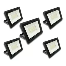 Kit 5 Refletor Holofote Novo Cob Supe Led 200w | 6500k