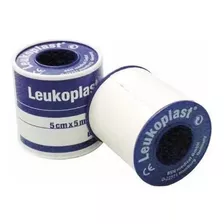 Cinta Adhesiva Quirúrgica Leukoplast 5cmx5m Color Blanco Color Blanco