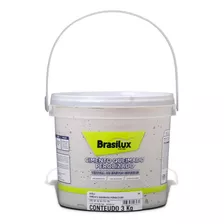 Textura Perolizada Avelã Para Parede 3kg Brasilux