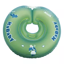 Boia Piscina Criança Formato Donut Pesçoco G/gg Azul E Verde