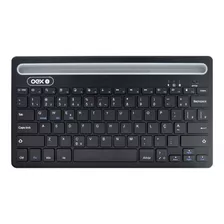 Teclado Bluetooth Oex Class Tc502 Qwerty Português Brasil Cor Preto