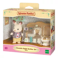 Sylvanian Families - Irmão Coelho Chocolate E Toalete - Epoc