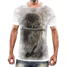 Camiseta Camisa Aves Predadoras Corujas Noturnas Lindas 8