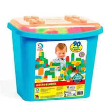 Blocos Montar Baby Land Box 90 Peças Menino - Cardoso