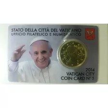Moeda Do Vaticano Euro - Papa Francisco 2014 Card N°05