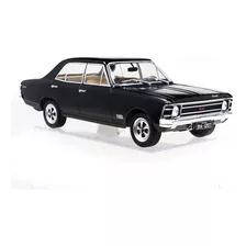 Chevrolet Opala 1969 Preto Fosco Carros Nacionais Escala1/24