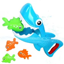 Juego De Agua Tiburón Sharky Attack Baño Bebé