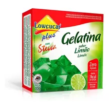 Lowçucar Plus Gelatina Zero Açucar C/ Stévia Limão 10g