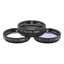 Xit Xt30flk30 - Juego De Filtros De Lente De Camara De 3 Pie