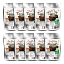 Kit 10 Mistura Bolo Chocolate S/ Açúcar Nutripleno 400g