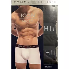 Boxer Hombre Tommy Hilfiger Pack X3 Negro Talle S Originales