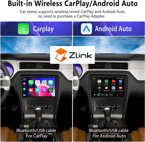 2g32g Android 11 Car Stereo Para Ford Mustang 2010-2014 Radi Foto 2