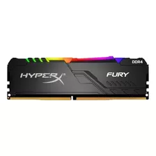 Memória Ram Fury Ddr4 Rgb Color Preto 16gb 1 Hyperx Hx426c16fb3a/16