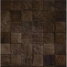 Papel De Parede Madeira Mosaico Efeito 3d Adesivo