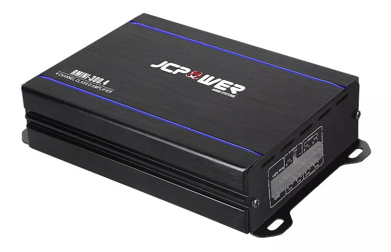 Amplificador Jc Power Rmini-300.4 4 Canales 500w Max Nano