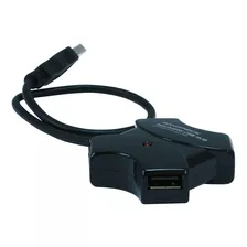 Hub Usb Monoproce 4 Puertos Negro