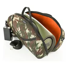 Bolsa Case Capa Protetora Caixa Som Jbl Boombox Camuflada Cor Verde