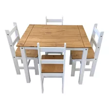 Juego De Comedor Madera Maciza Importas Tu