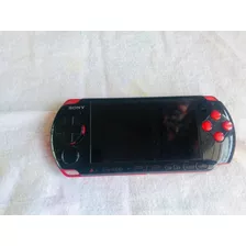 Psp Slim Red Black 3000 Muy Buen Estado + 50 Juegos