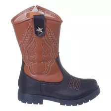 Bota Texana Menino Country Rodeio Fazenda Casual Masculino