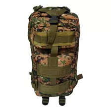 Mochila Tática Militar Impermeável Reforçada Grande 30litros Cor Verde-musgo