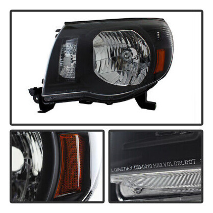 For Black 2005-2011 Toyota Tacoma Truck Headlights Headl Yyk Foto 4