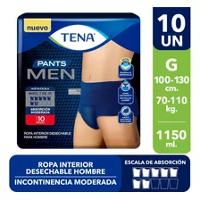 Pañal Adulto Calzon Incontine Tena Pants Hombre Talla G 10u Talle Grande