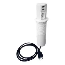 Torre Tomada Totem Automatico 1 Tomada 20a 2usb - Branco