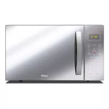 Micro-ondas Espelhado Pmo34eb Branco E Prata 34 Litros Philco 220v