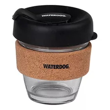 Vaso Waterdog Espresso8 Café De Vidrio Con Tapa 230ml 