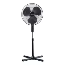 Ventilador De Pie Xion Xi-v165 Negro Con 3 Aspas