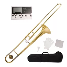 Promoción Kit De Trombone Bb Gold School Band Importado