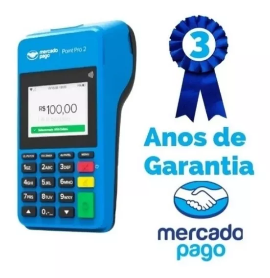 Máquina De Cartão Mercado Pago  Débito E Crédito+aproximação