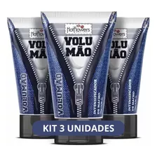 Kit 3 Volumão Aumento Instantâneo Masculino 25g