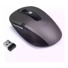 Mouse Sem Fio Wireless 2.4ghz Usb Notebook Alcance 10m Cinza