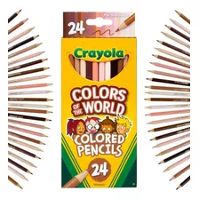 Crayola Lápices De Colores Para Tonos De Piel 24 Unidades 