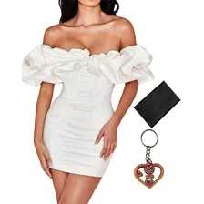 Vestido De Boda Para Mujer, Elegante, Elegante, Con Volantes