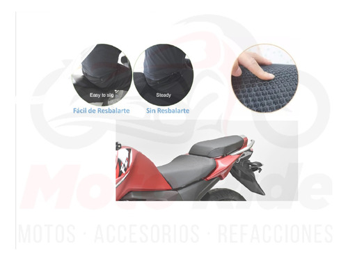 Funda Malla Mesh Doble Asiento Rs,as,ns, Fz2.0  Ms Foto 2